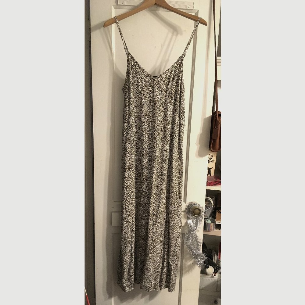 COPY - Jenni Kayne leopard print slip dress